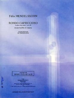 Mendelssohn- Rondo Capriccioso Op.14 for Flute and Piano (Billaudot)