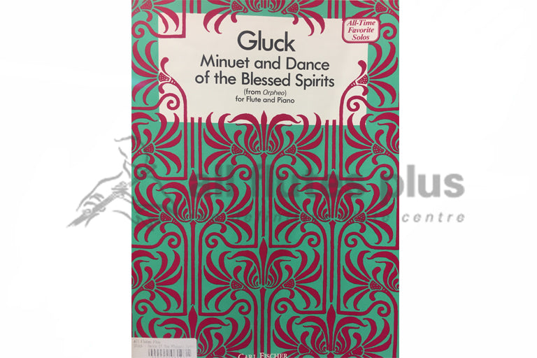 Gluck- Minuet and Dance of the Blessed Spirits Flute and Piano (Fischer)
