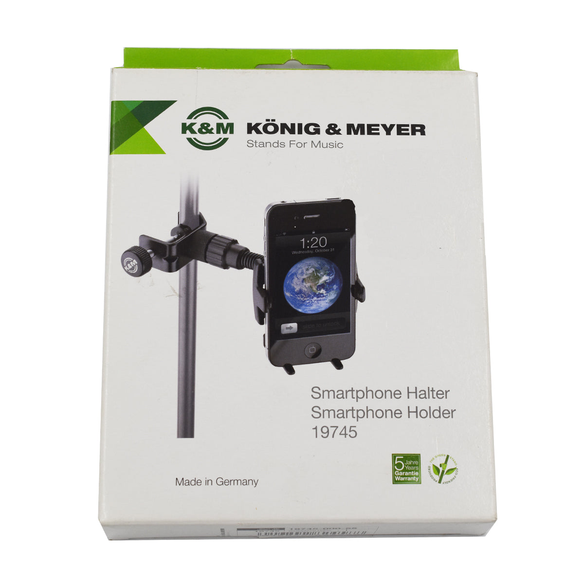 K&M Smart Phone Holder for Music Stand