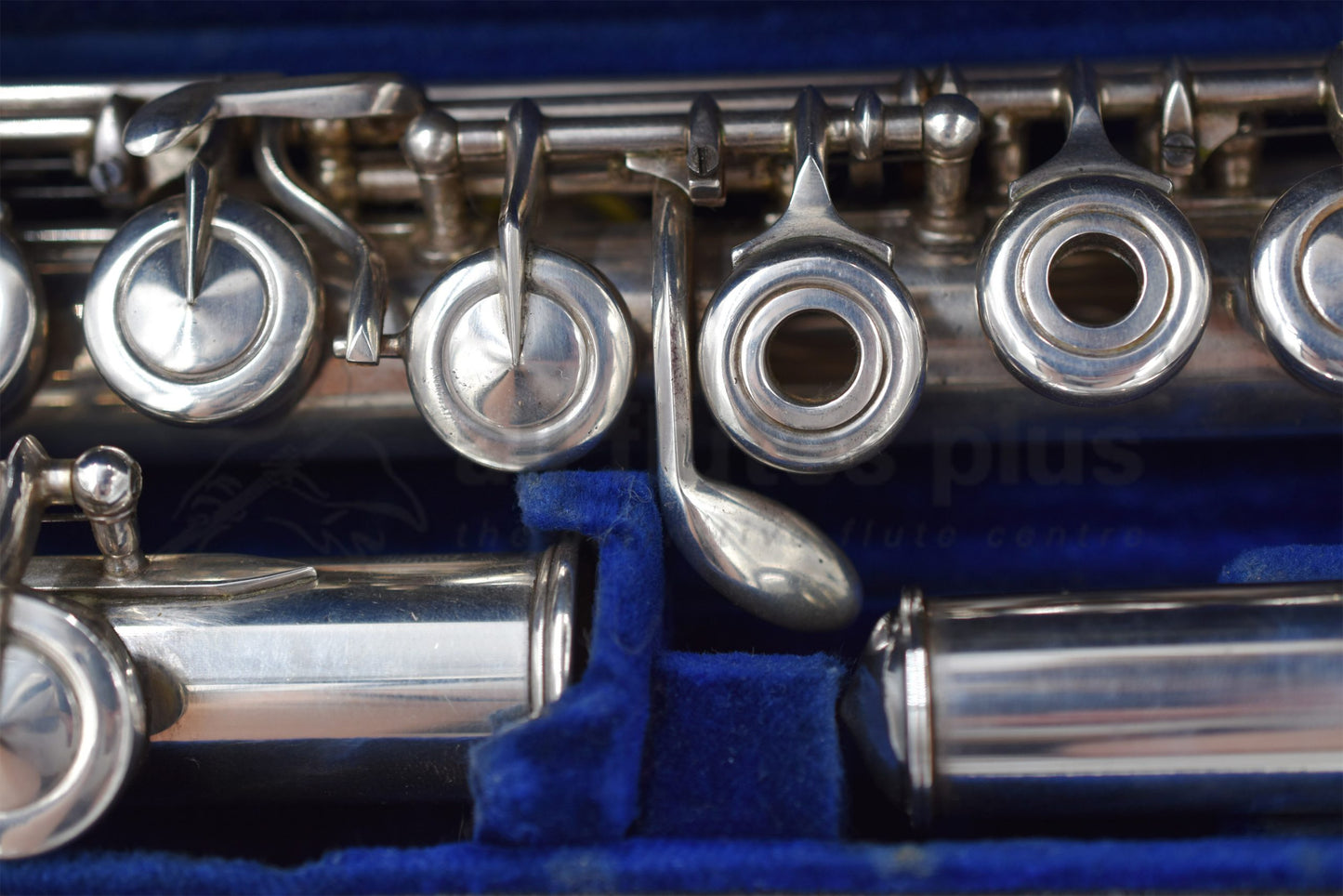 Kuiper Kingma Handmade Silver Flute with Two Silver Headjoints - C.9043