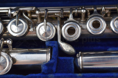 Kuiper Kingma Handmade Silver Flute with Two Silver Headjoints - C.9043