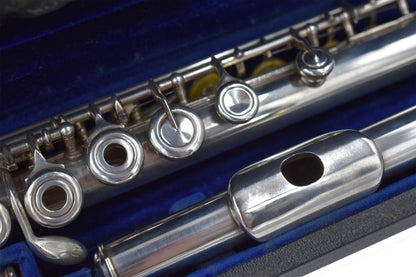 Kuiper Kingma Handmade Silver Flute with Two Silver Headjoints - C.9043