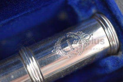 Kuiper Kingma Handmade Silver Flute with Two Silver Headjoints - C.9043