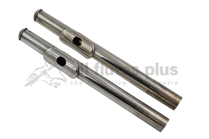 Kuiper Kingma Handmade Silver Flute with Two Silver Headjoints - C.9043