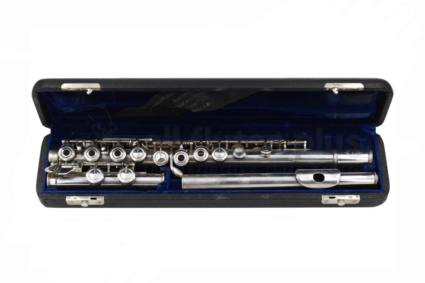 Kuiper Kingma Handmade Silver Flute with Two Silver Headjoints - C.9043