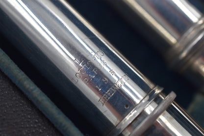 Louis Lot Earliest Complete Handmade Flute with Gold Lip and Riser - C.9039 