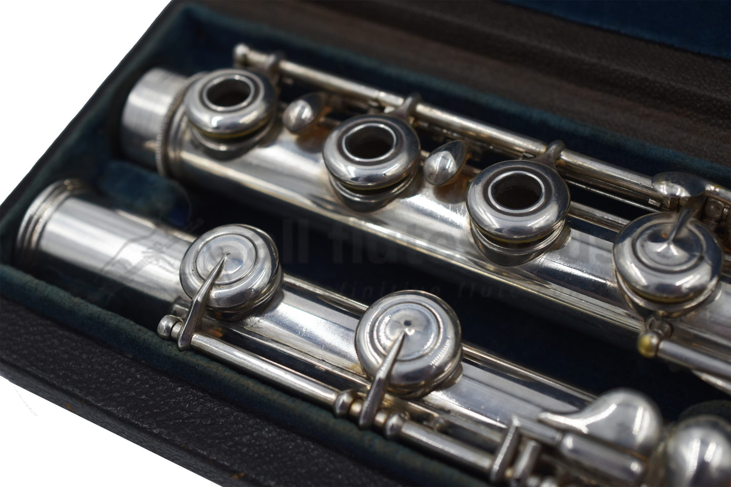 Louis Lot Earliest Complete Handmade Flute with Gold Lip and Riser - C.9039 
