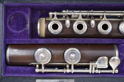 Louis Lot Ebonite Flute - C.9038  
