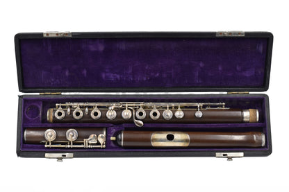 Louis Lot Ebonite Flute - C.9038  