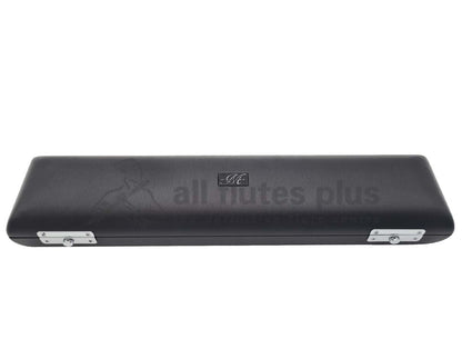 Miyazawa Faux Leather Hard case closed with Miyazawa logo showing on the top