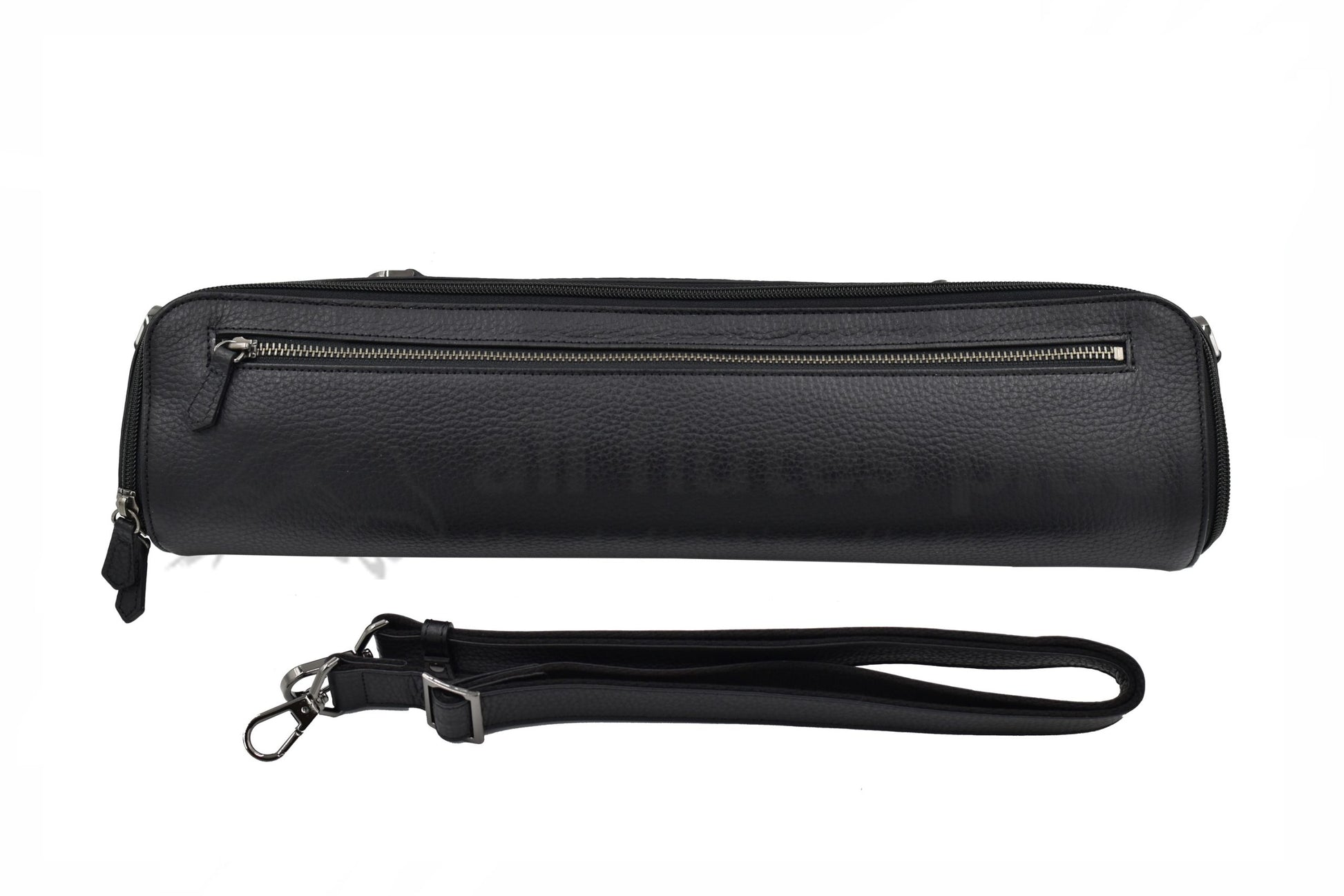 A Miyazawa leather case cover and strap for a Miyazawa CS-B Flute
