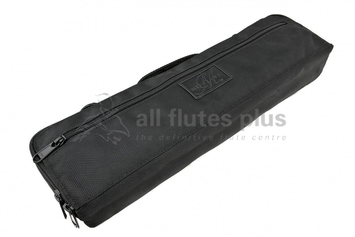 Miyazawa 202 in a closed zipped up miyazawa case cover showing the miyazawa logo