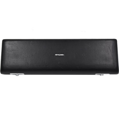 Miyazawa Flute Leather Bound Hard Case for both C and B Footjoints