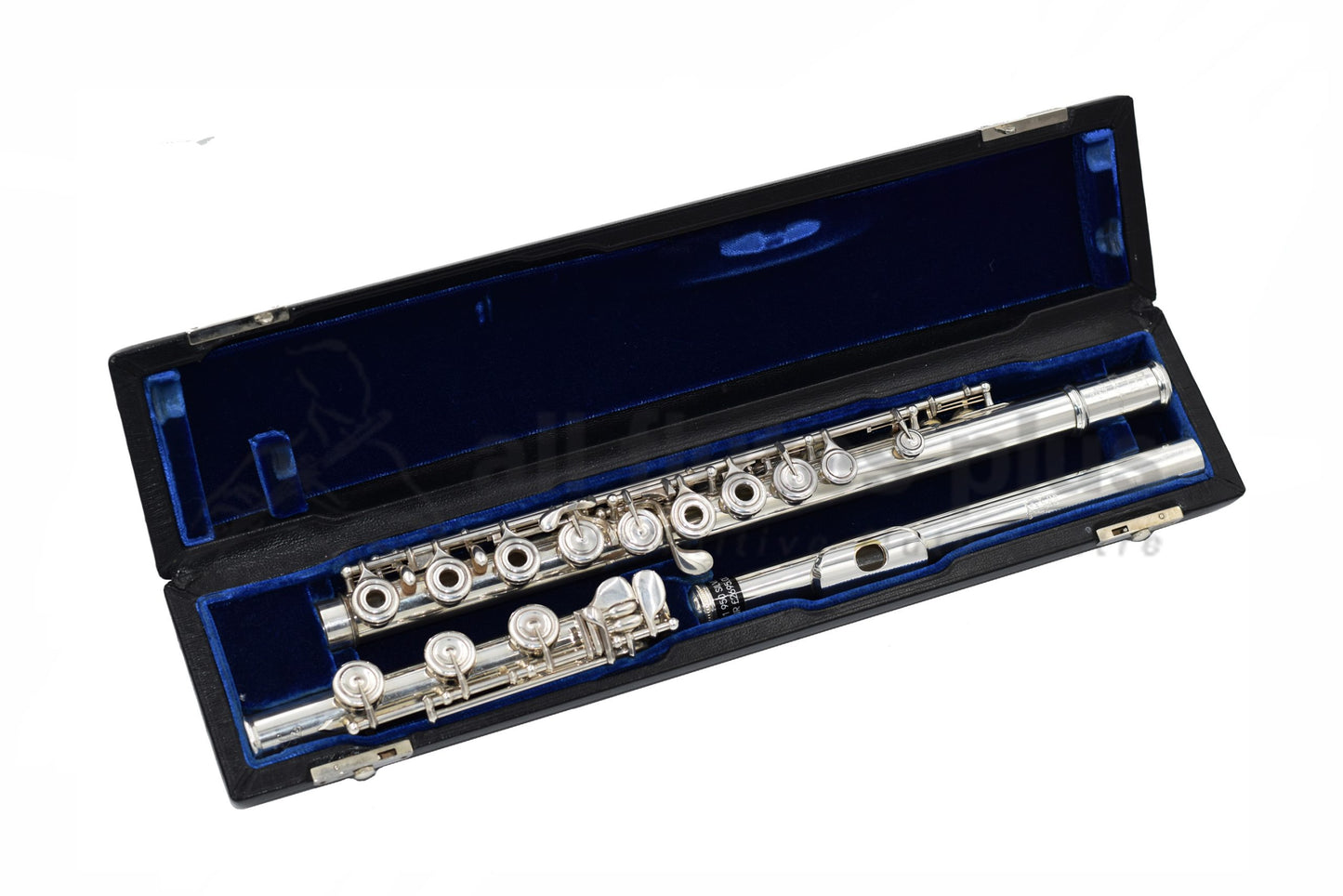 Nagahara Pre-Owned Handmade Silver Flute with 18K Gold Riser