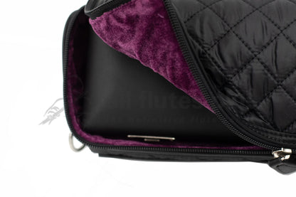 NuBoo Black Quilted Flute Case Cover-C Foot