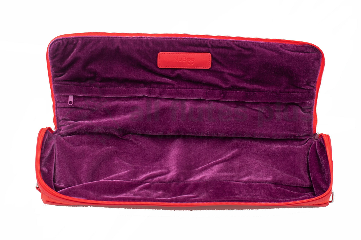 NuBoo Red Quilted Flute Case Cover-B Foot