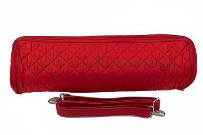 NuBoo Red Quilted Flute Case Cover-B Foot