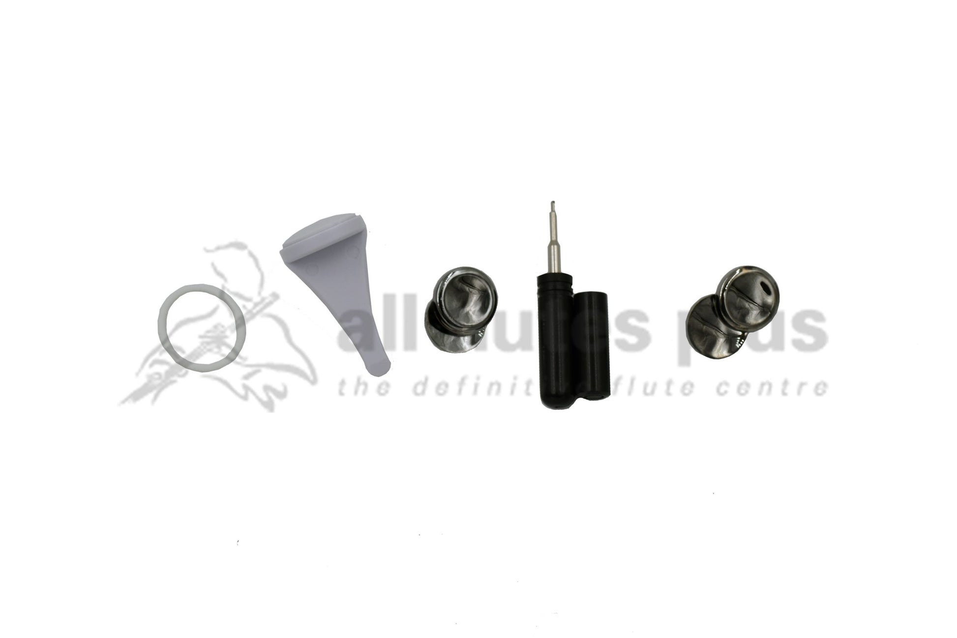 5 Nuvo flute accessories in a row 