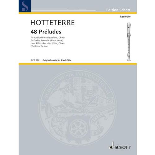 Hotteterre- 48 Preludes for Flute