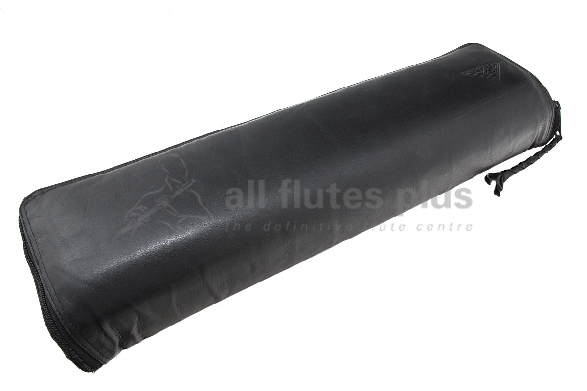 Powell handmade conservatory 9k aurumite flute black outer soft case 