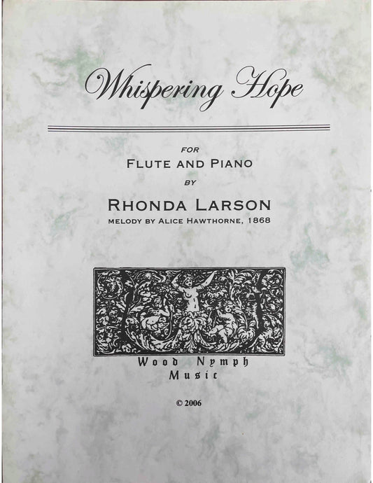 Larson- Whispering Hope for Flute and Piano