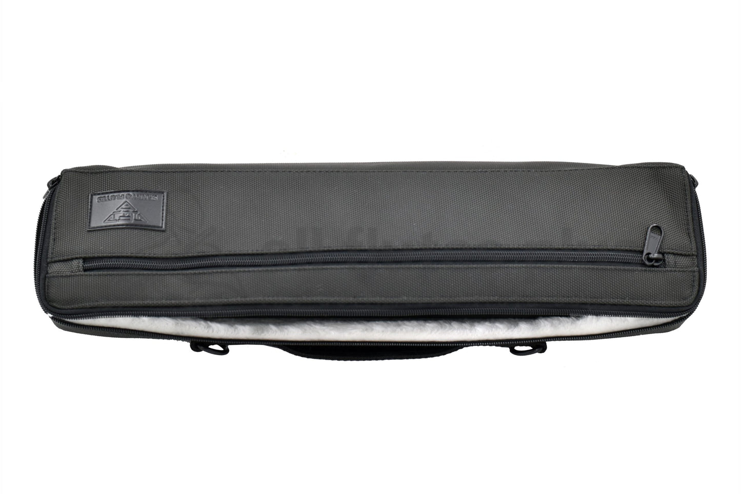 Sankyo flute soft case cover with white fleece lining 