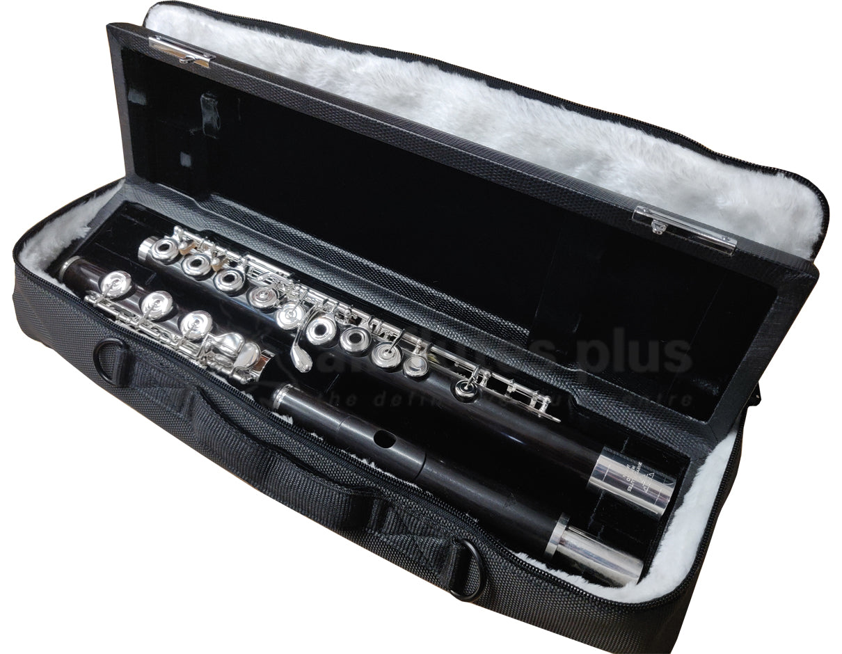 Sankyo Handmade Grenadilla Flute in black base