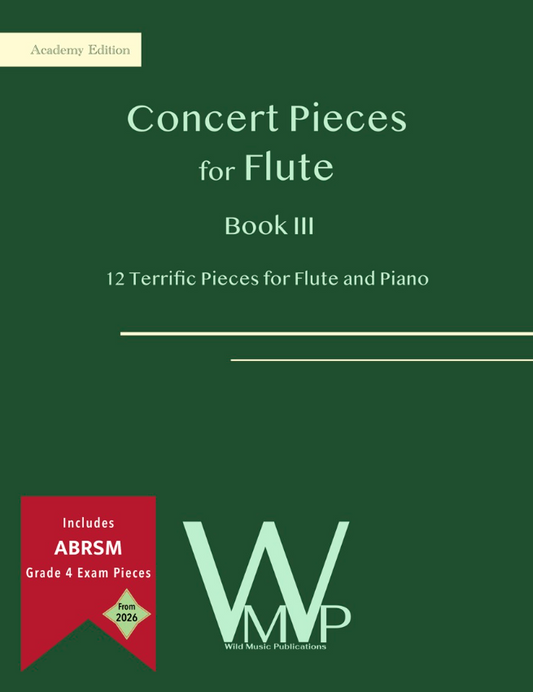 Concert Pieces (Book 3) for Flute and Piano