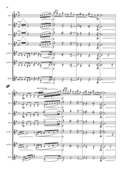 McLearnon- Aurora for Flute Ensemble