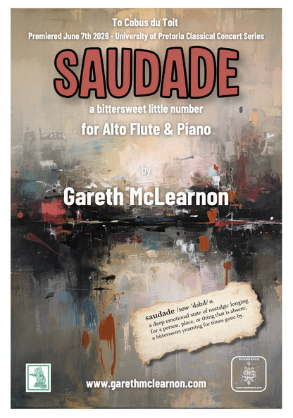 McLearnon- Saudade for Alto Flute and Piano