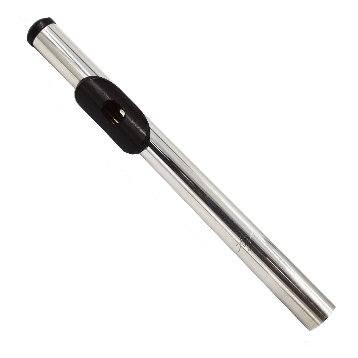 Trevor James Solid Silver Head Joint with Grenadilla Lip Plate and Crown