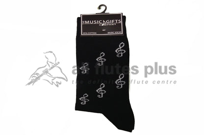 Treble Clef Socks