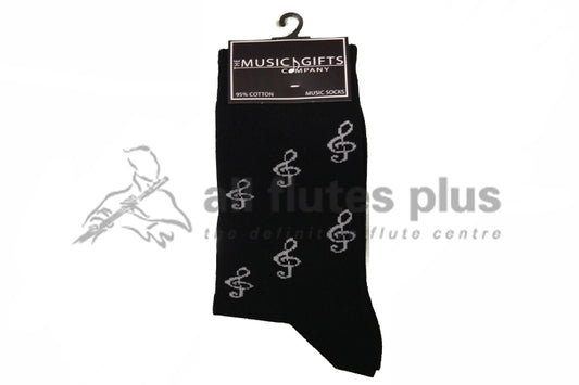 Treble Clef Socks