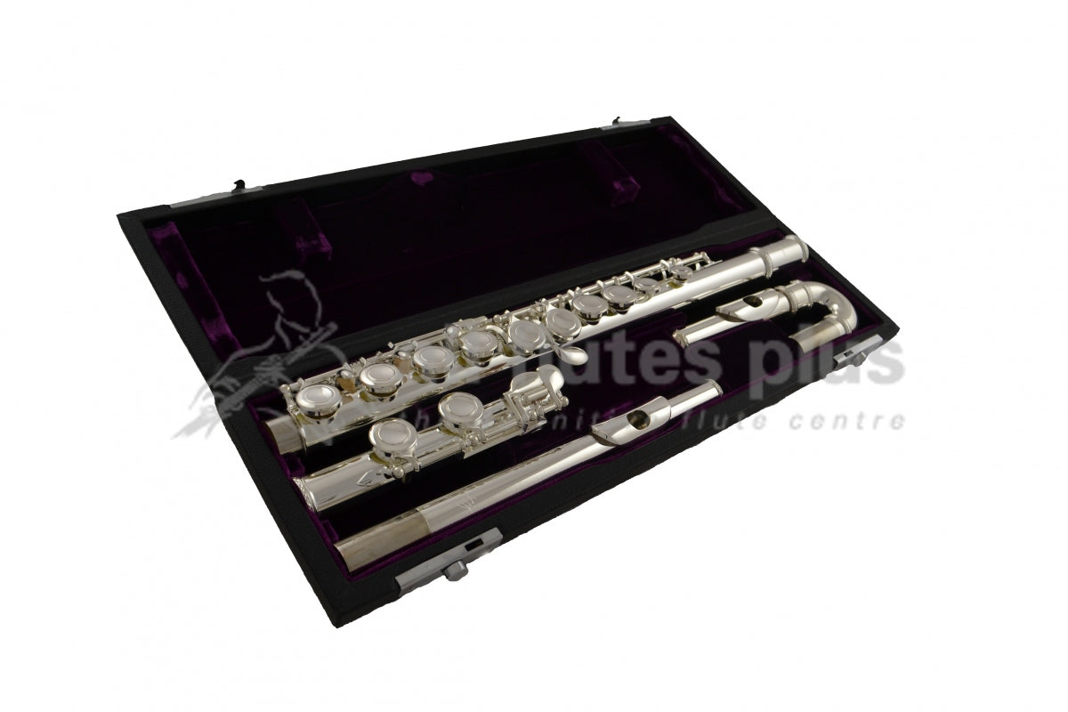 Trevor James 10XE-P Flute with Curved and Straight Headjoints