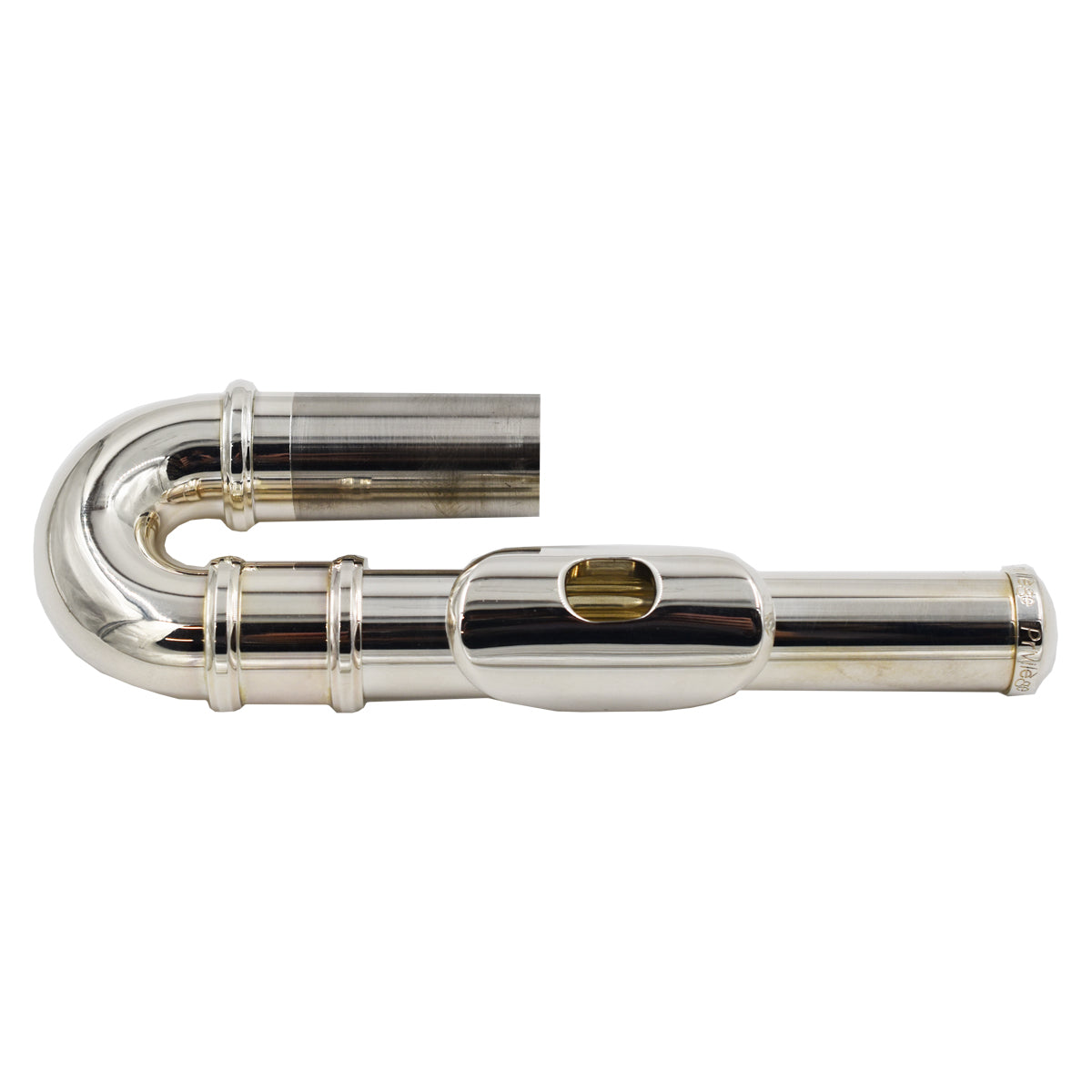 Trevor James Curved Silver-Plated Alto Head Joint with 925 Silver Lip-Plate