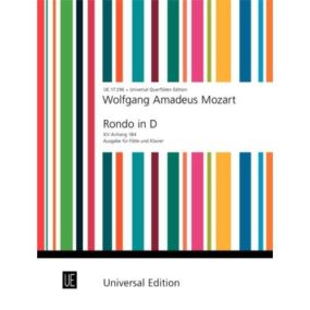 Mozart- Rondo in D KV 184 for Flute and Piano (Universal Edition)