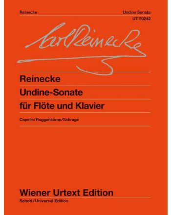 Reinecke- Undine Sonata Op.167 for Flute and Piano (Urtext)