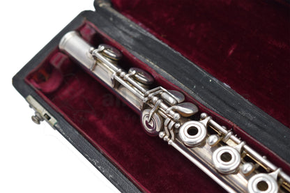 V.Q. Powell Handmade Silver 1 Piece Body Flute #14 - C.9036 