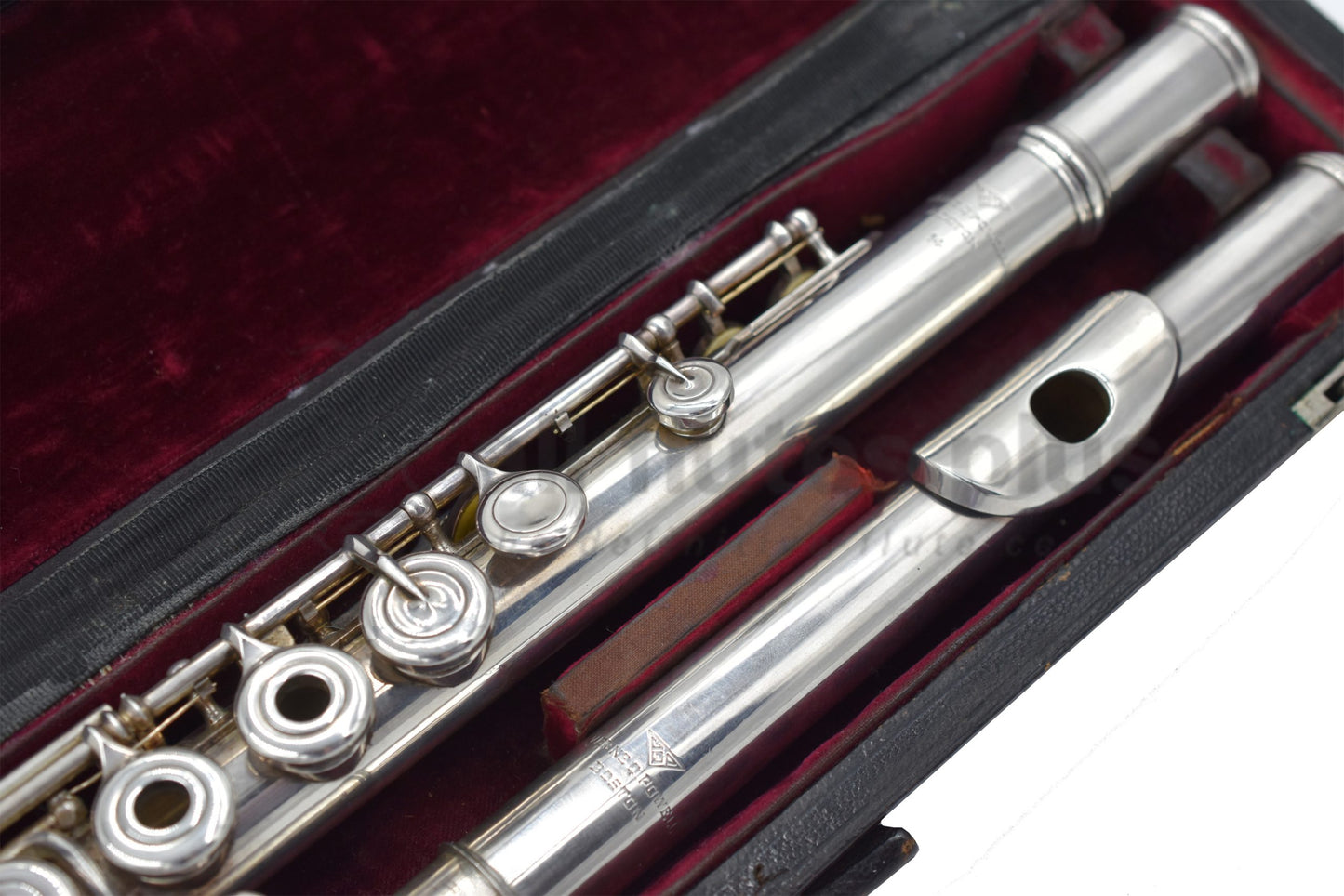 V.Q. Powell Handmade Silver 1 Piece Body Flute #14 - C.9036 
