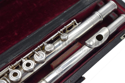 V.Q. Powell Handmade Silver 1 Piece Body Flute #14 - C.9036 