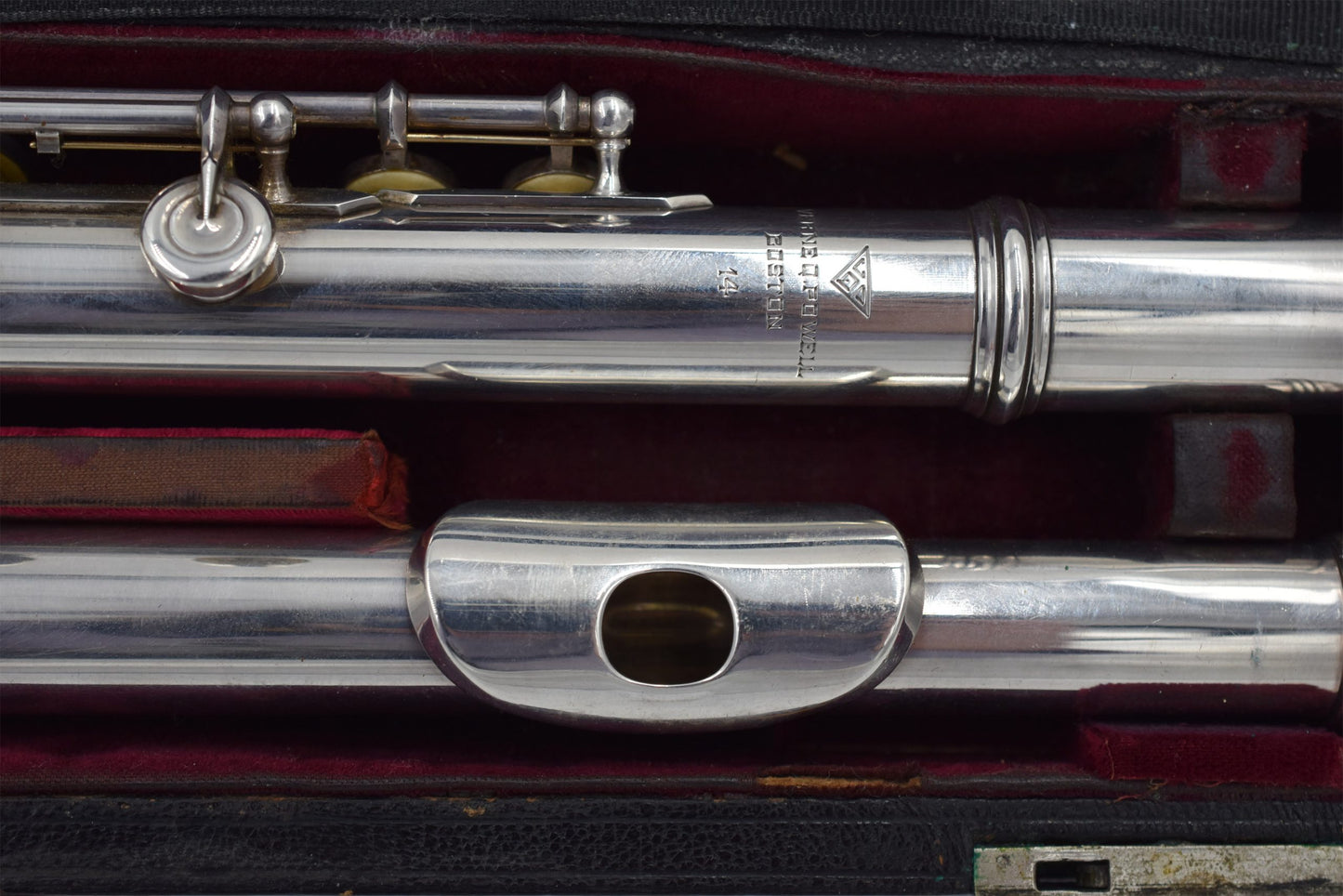 V.Q. Powell Handmade Silver 1 Piece Body Flute #14 - C.9036 