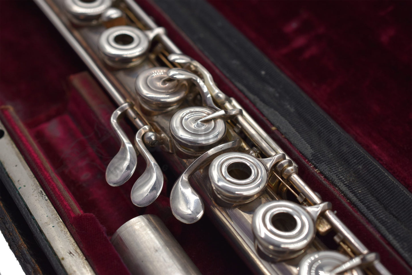 V.Q. Powell Handmade Silver 1 Piece Body Flute #14 - C.9036 