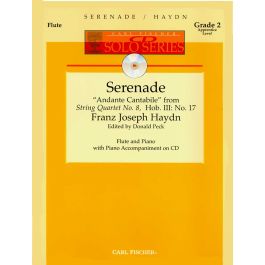 Haydn- Serenade from String Quartet No 8 Hob III No 17-Flute & Piano with CD