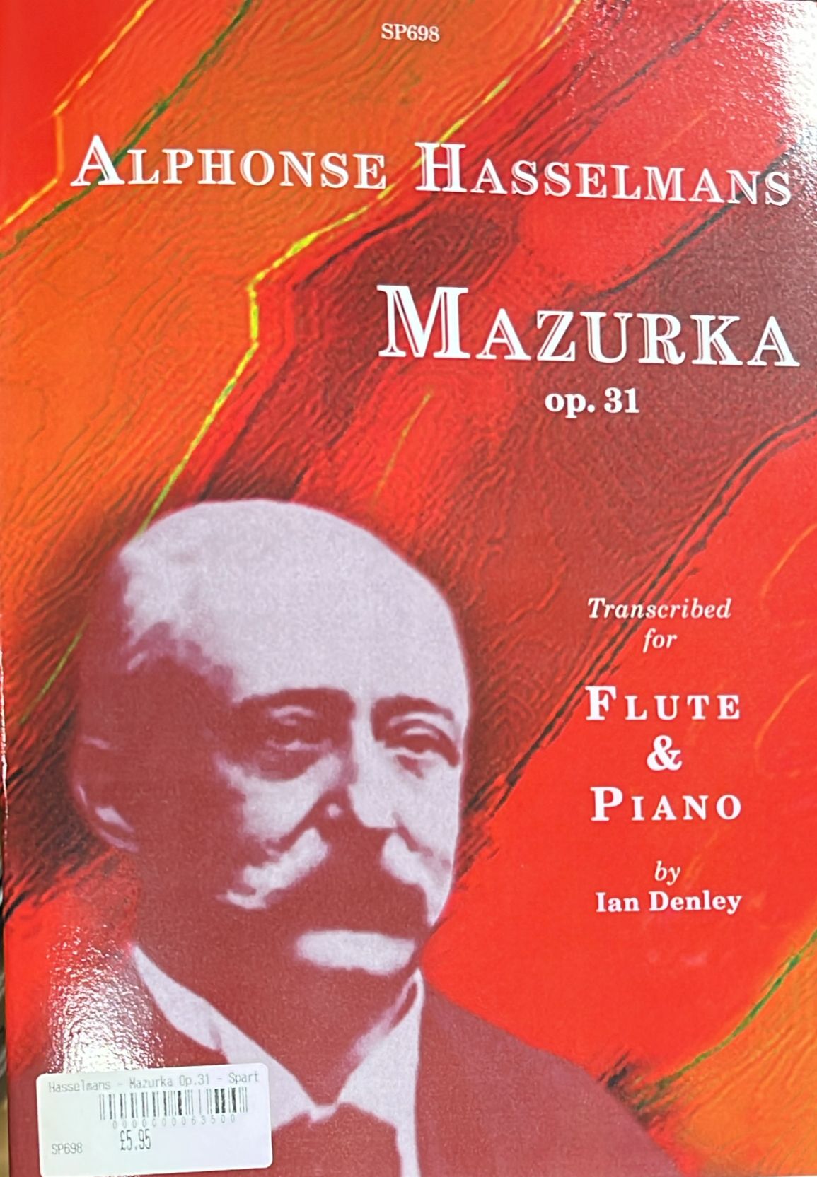 Hasselmans- Mazurka Op.31 for Flute and Piano
