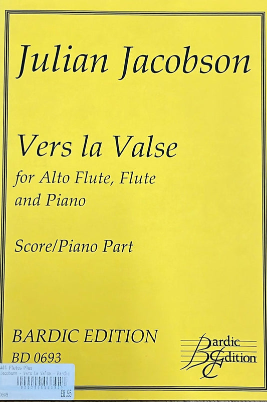 Jacobson- Vers La Valse for Alto Flute / Flute and Piano