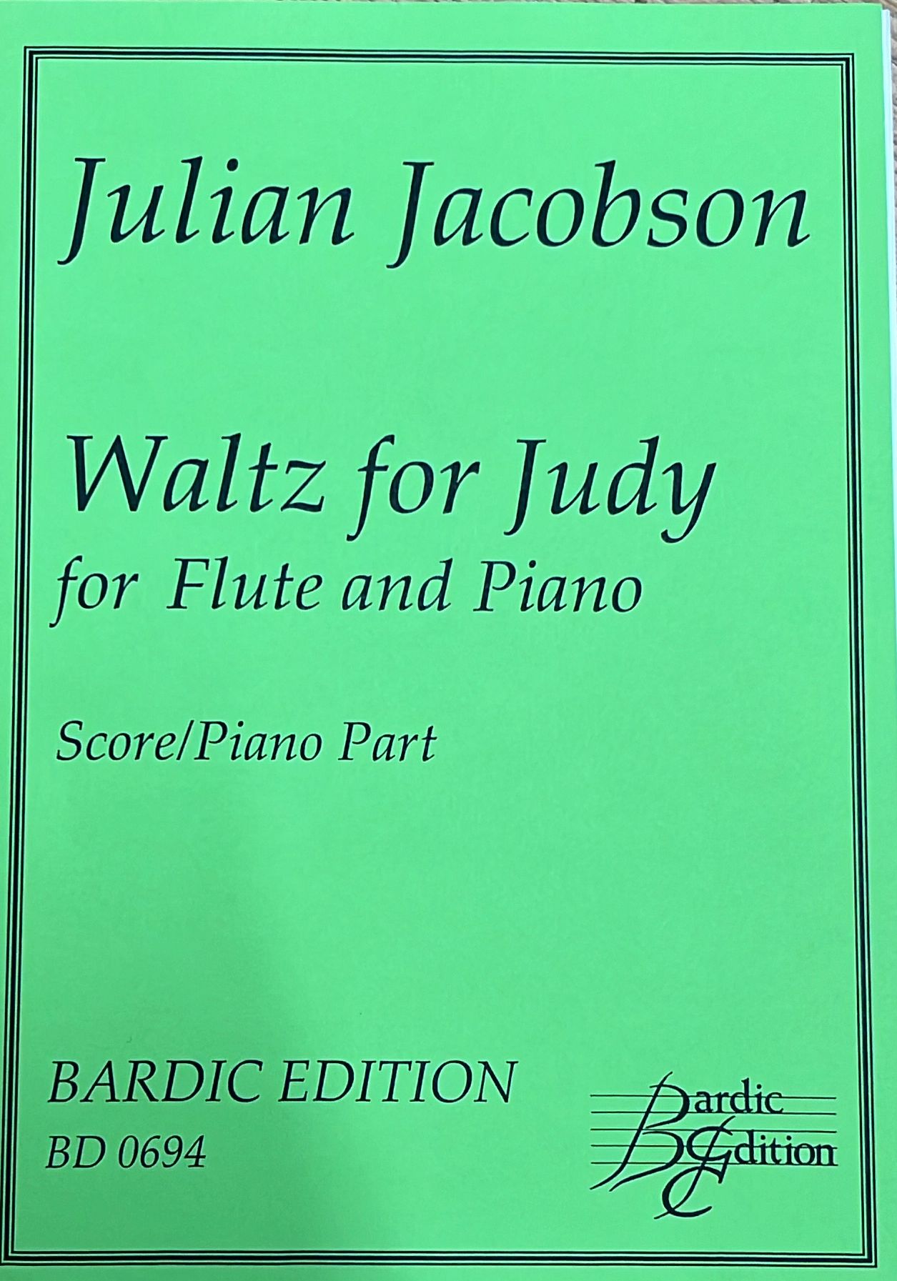 Jacobson- Waltz for Judy for Flute and Piano