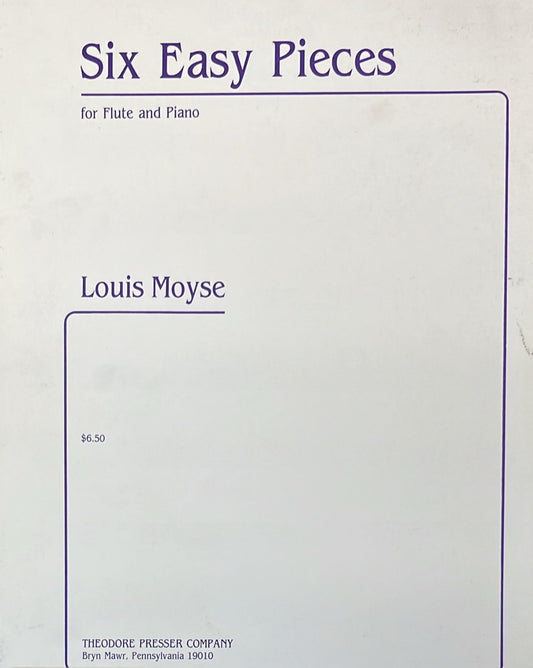 Louis Moyse- Six Easy Pieces for Flute and Piano