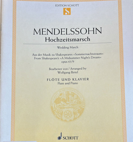 Mendelssohn- Wedding March for Flute and Piano
