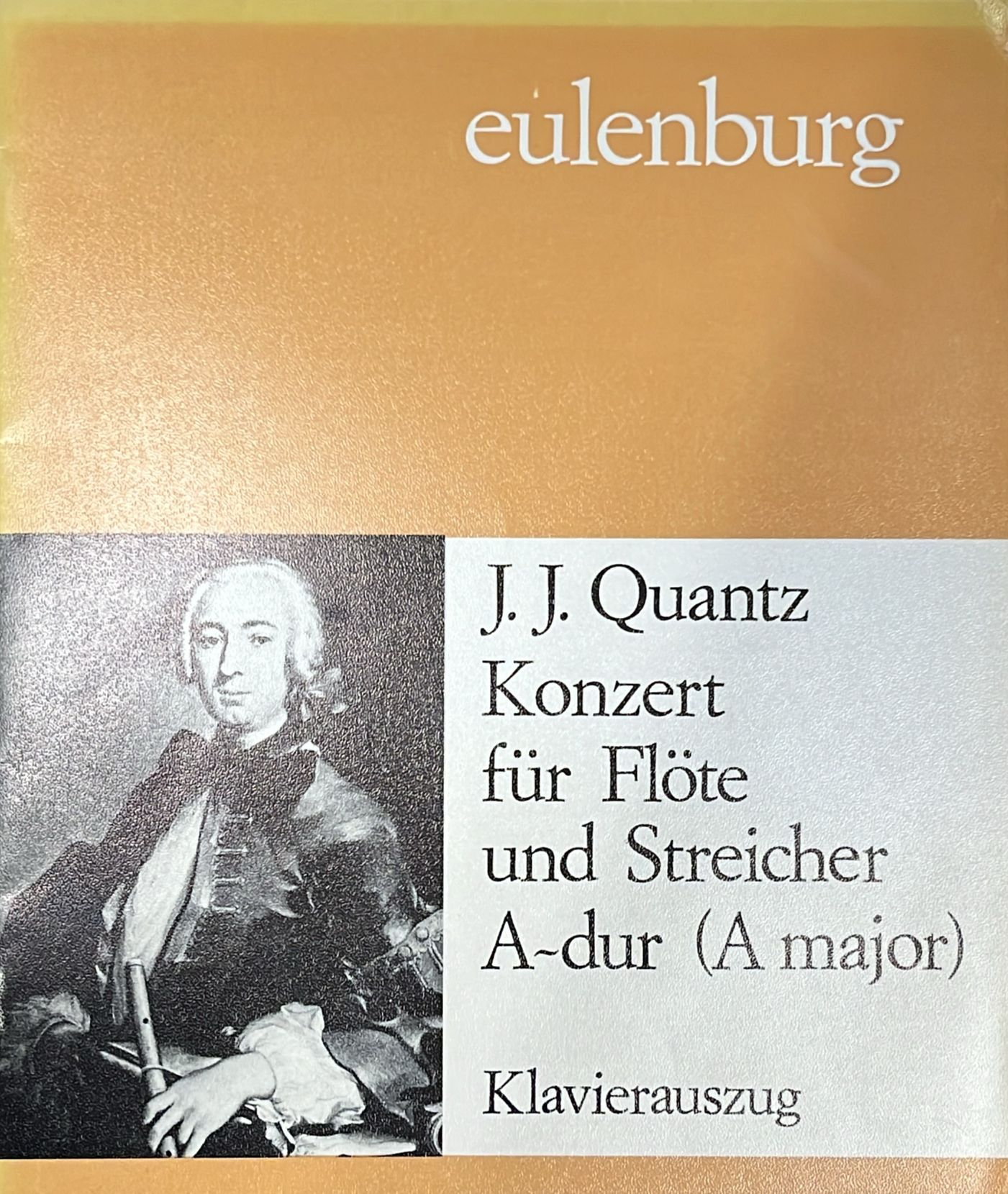 Quantz- Concerto in A QV 5:217 for Flute and Piano (EMB)