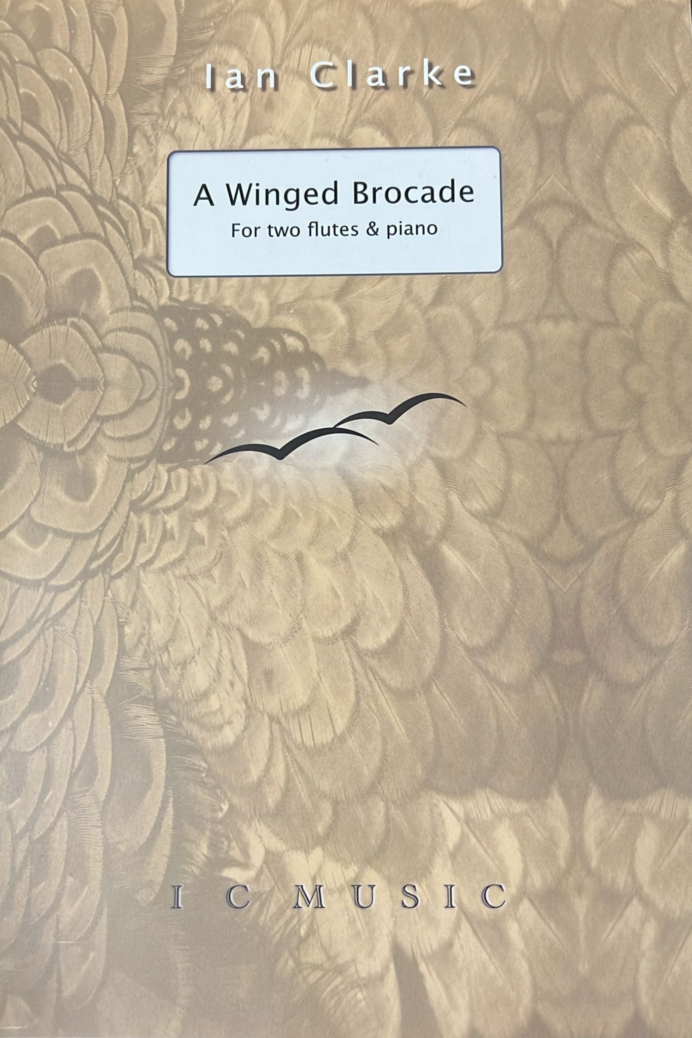 Ian Clarke- A Winged Brocade for Two Flutes and Piano